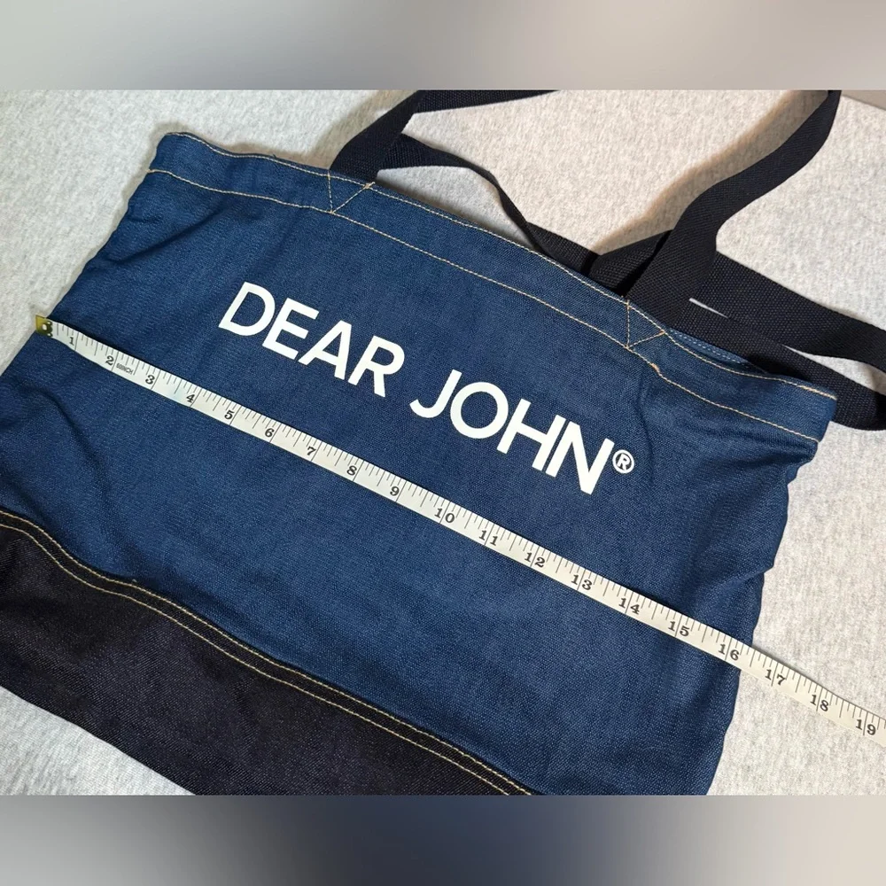 Dear John Denim Tote Bag 👜💙 - Picture 4 of 6